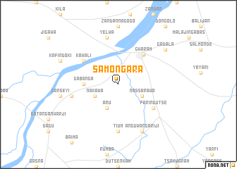 map of Samongara
