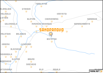 map of Samoranovo