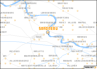 map of Samoreau
