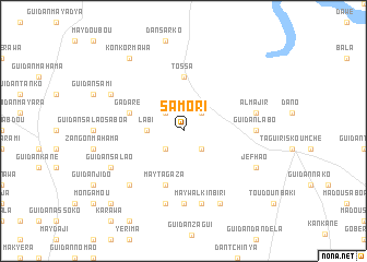 map of Samori