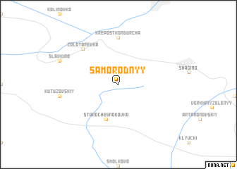 map of Samorodnyy