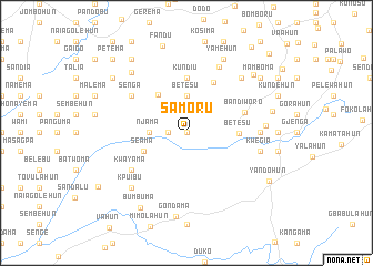 map of Samoru