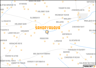 map of Samoryadova
