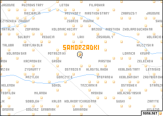 map of Samorządki