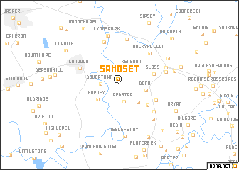 map of Samoset