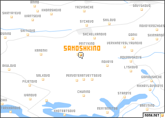 map of Samoshkino