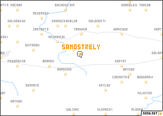 map of Samostrely