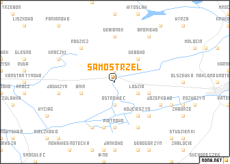 map of Samostrzel