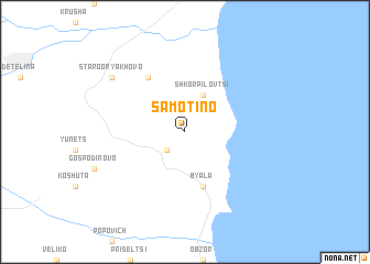 map of Samotino
