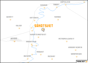 map of Samotsvet