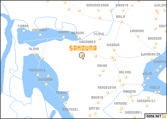 map of Samouna