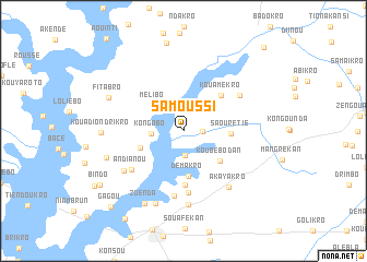 map of Samoussi