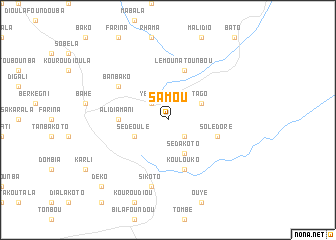 map of Samou