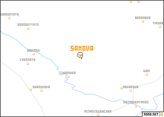 map of Samova