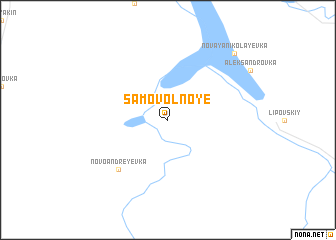 map of Samovol\