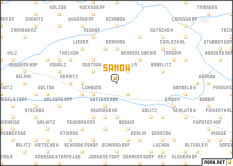 map of Samow