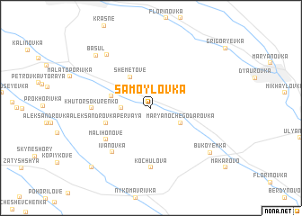 map of Samoylovka