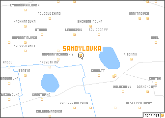 map of Samoylovka