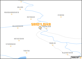 map of Samoylovka