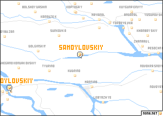 map of Samoylovskiy