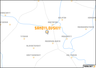map of Samoylovskiy