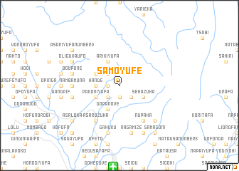 map of Samoyufe