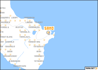 map of Samo