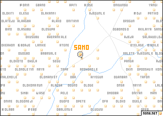 map of Samo