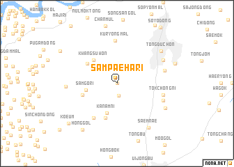 map of Samp\