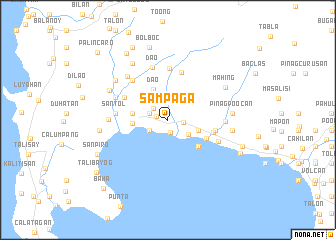 map of Sampaga