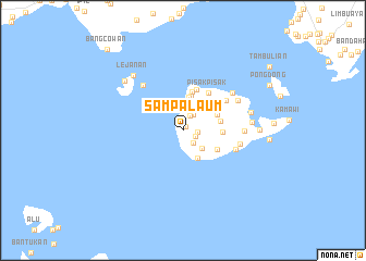 map of Sampalaum