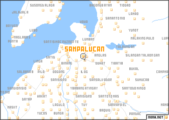 map of Sampalucan