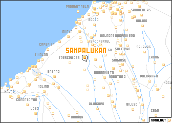 map of Sampalukan