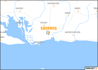 map of Sampang