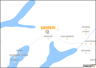 map of Sampeni