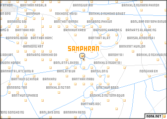 map of Sam Phran