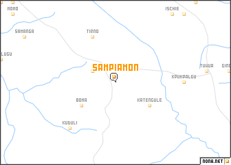 map of Sampiamon