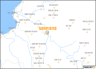 map of Sampiano