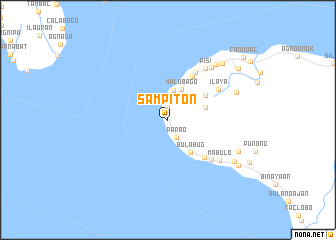 map of Sampiton