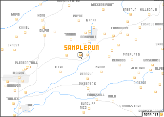 map of Sample Run