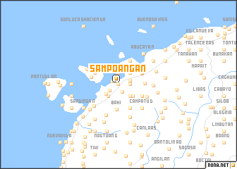 map of Sampoangan