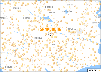 map of Samp\