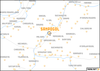 map of Samp\