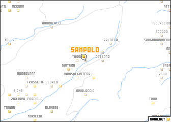 map of Sampolo