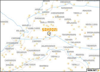 map of Samp\