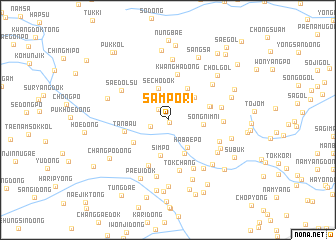 map of Samp\
