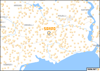 map of Samp\