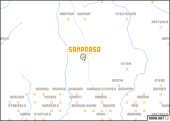 map of Sampraso