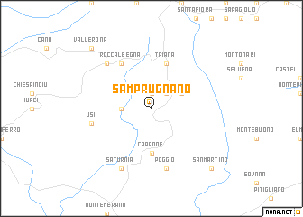 map of Samprugnano