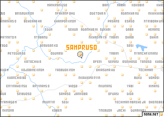 map of Sampruso